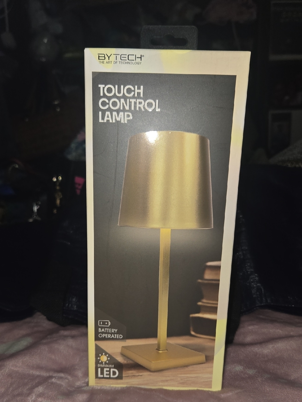 Gold Touch Control LED Lamp